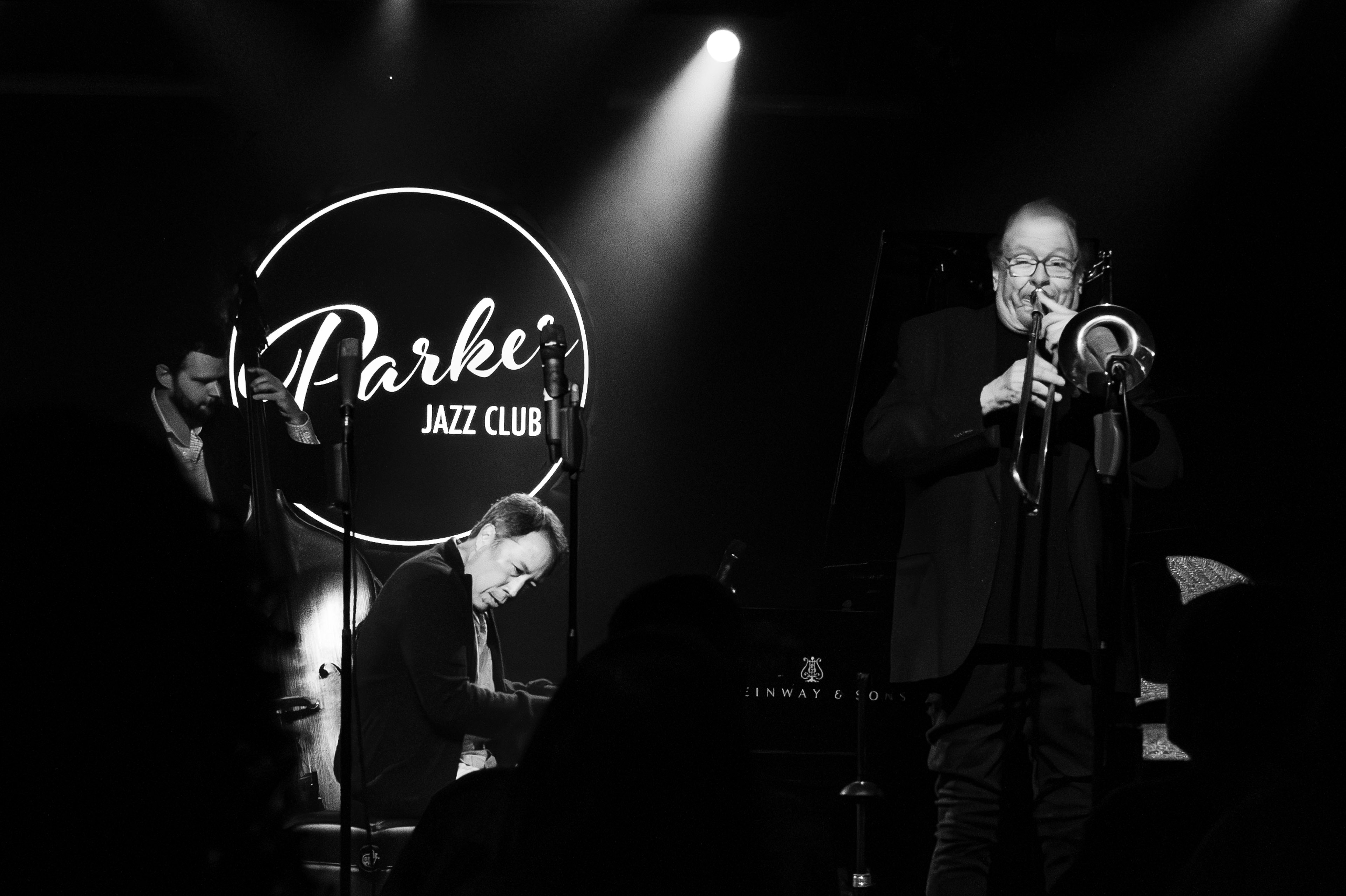 David with Jon Blondell at Parker Jazz Club